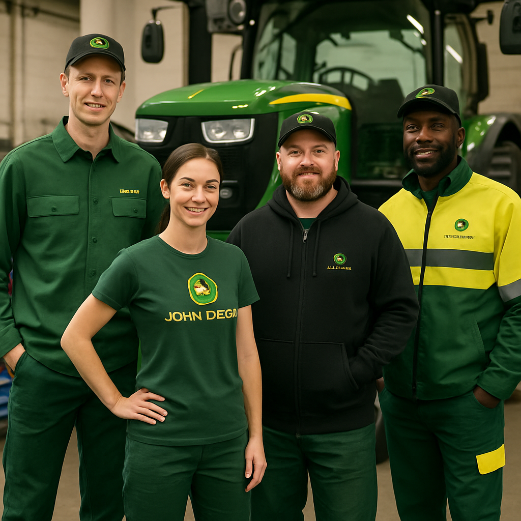 photographic for john deere this is what we are saying Developed a cohesive workwear and merchandise range built for endurance and brand visibility-1